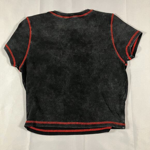 Beavis and Butt-Head World Tour Women’s Large Black Graphic T-Shirt Red Stitch - Picture 3 of 11